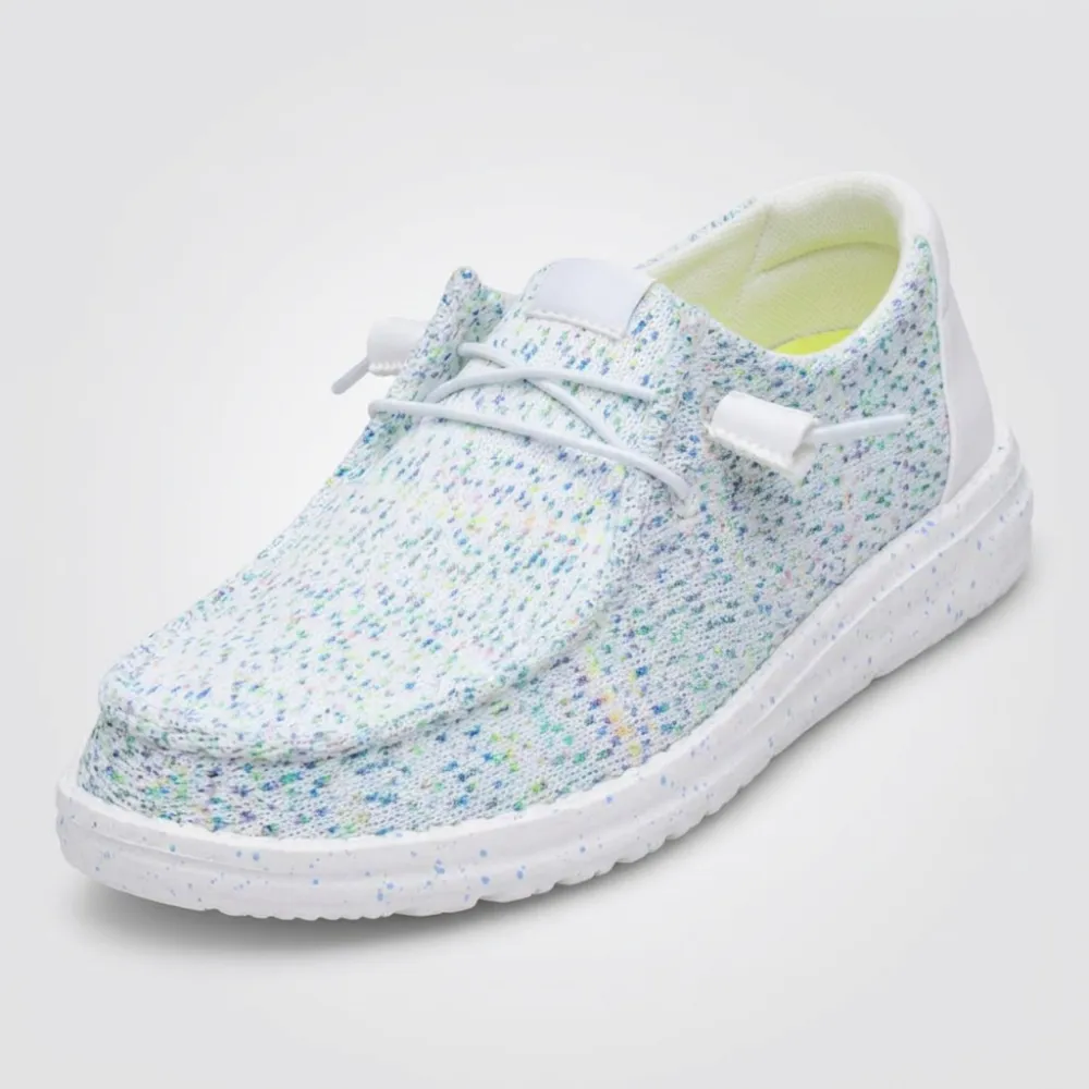 Wendy Stretch Speckle Mesh Lace Shoe