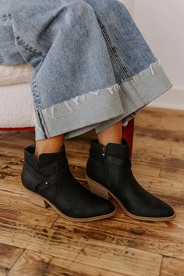 Everyday Faux Leather Ankle Boots