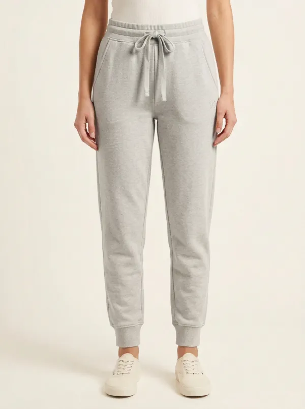 Women's Modern Drawstring Embroidered Sport Pants