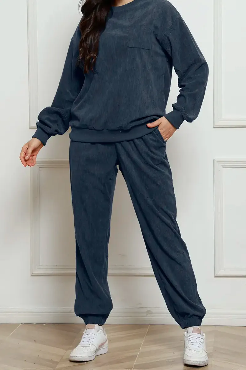 Drawstring Comfortable Everyday Pajama Set