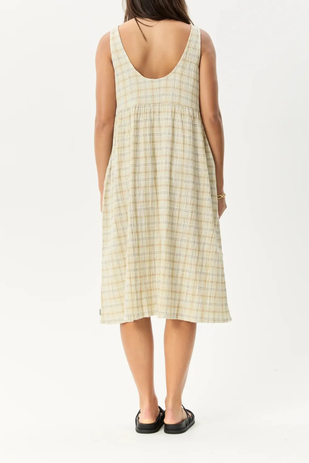 Daily Loose Simple Plaid Dresses