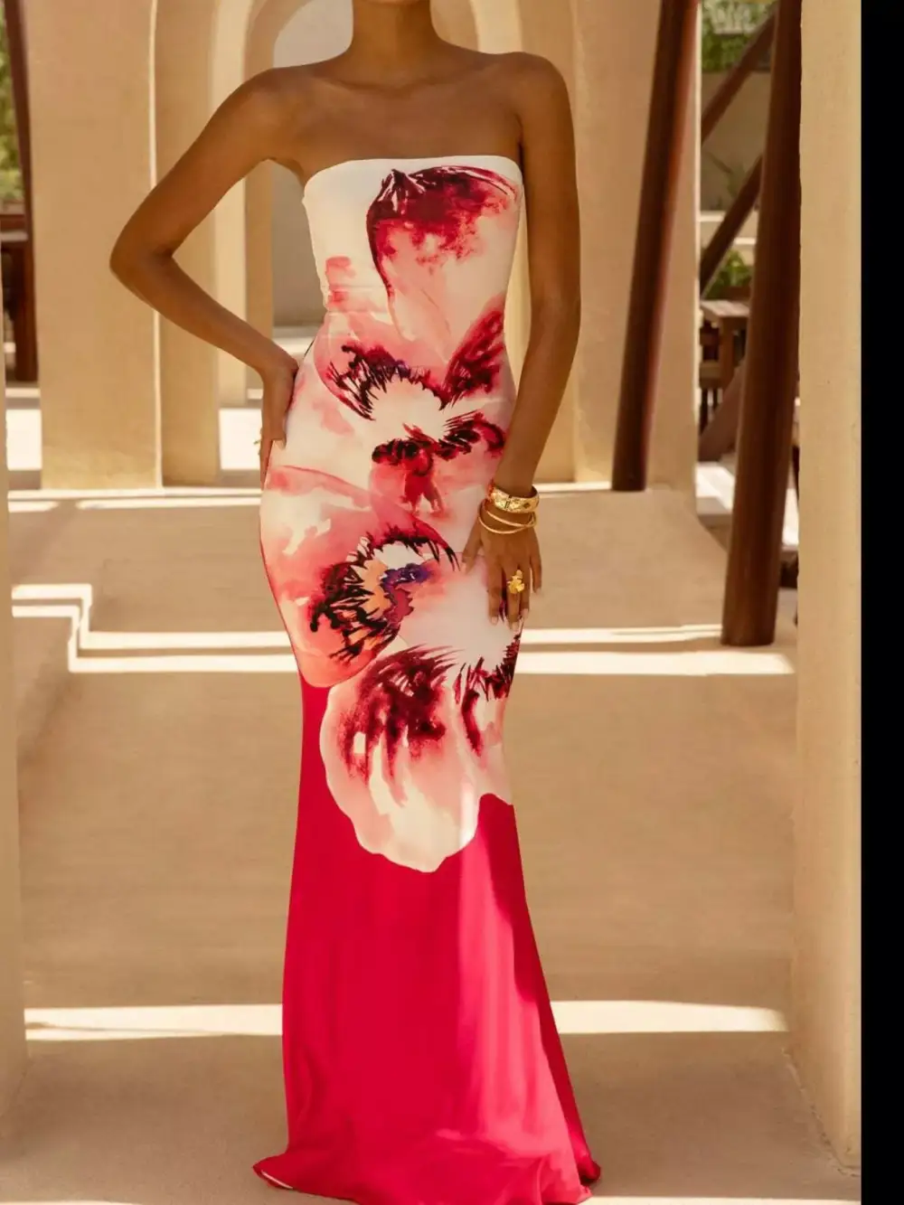 Smooth Finish Tube Maxi Dress