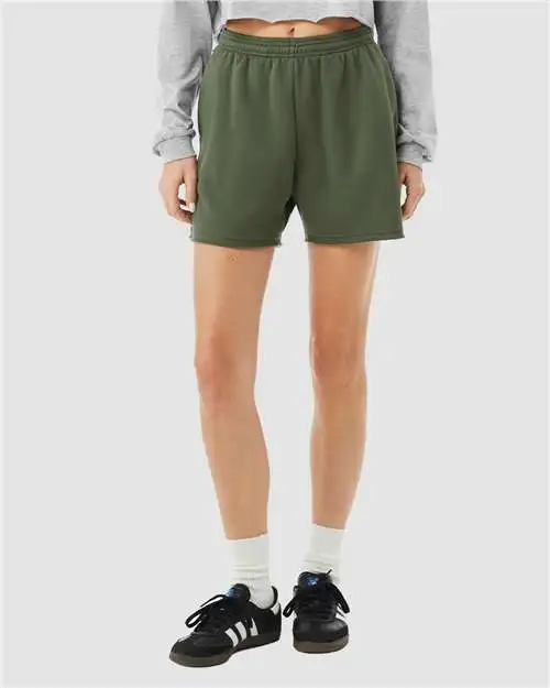 Women's Fleece Cutoff Shorts