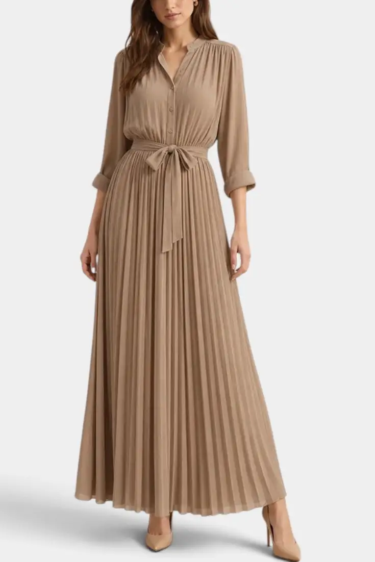 Floral-Lace Maxi Dress