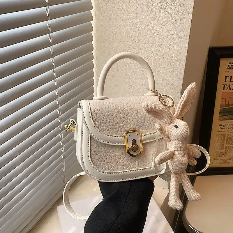 Structured Compact Textured Saddle Bag