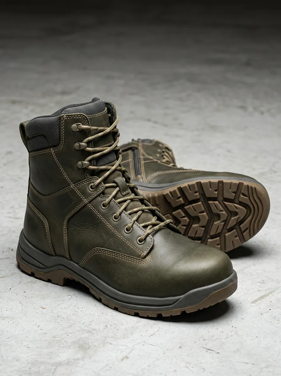 Men's Raised Texture Tactical Work Boots