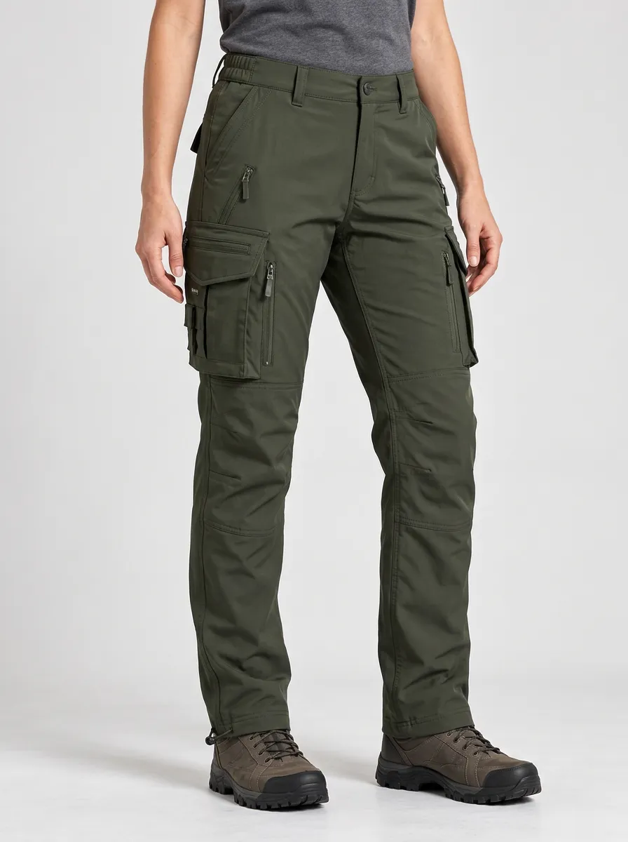 Rugged Work Pants with Workwear Detail