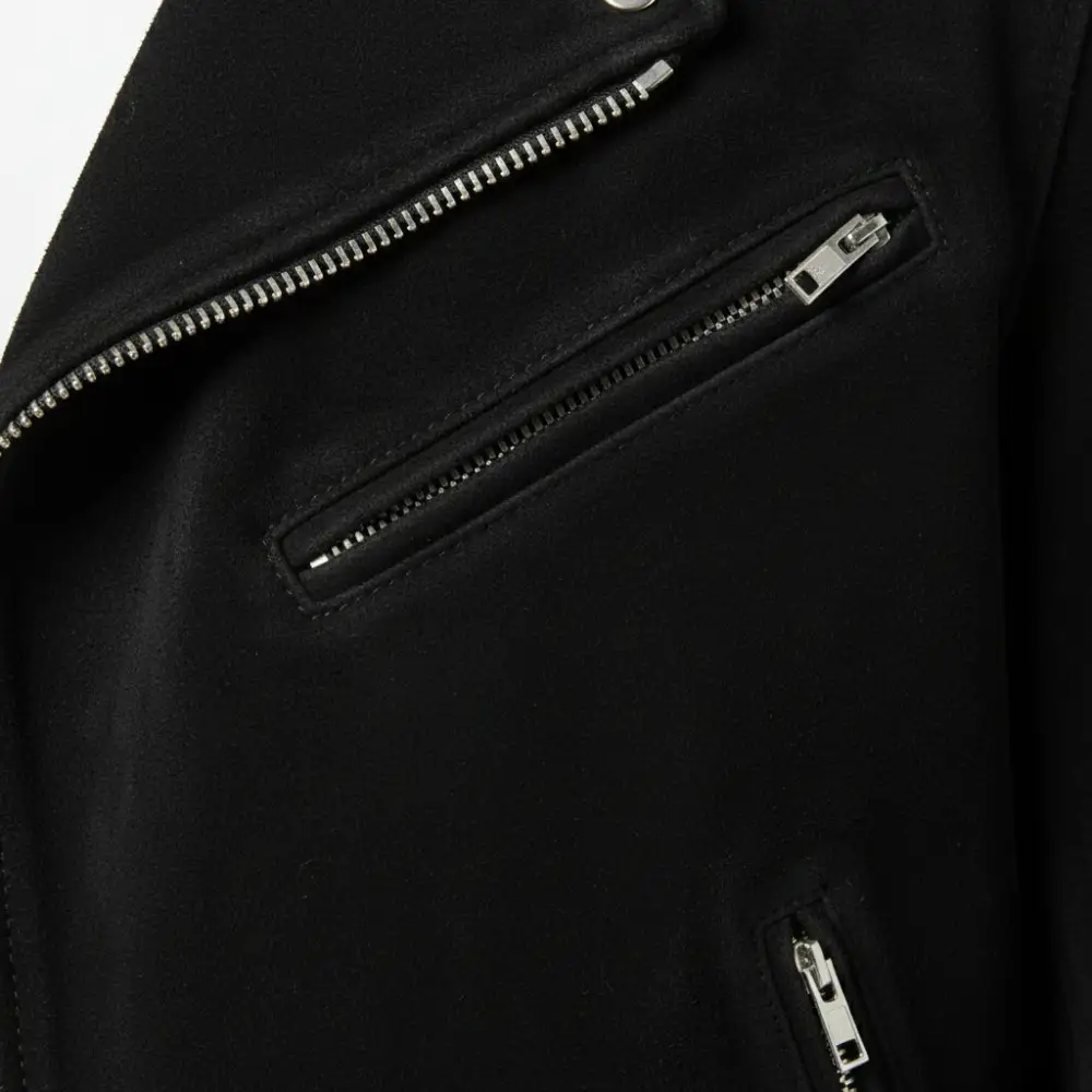 Modern Suede Biker Motorcycle Western Jacket