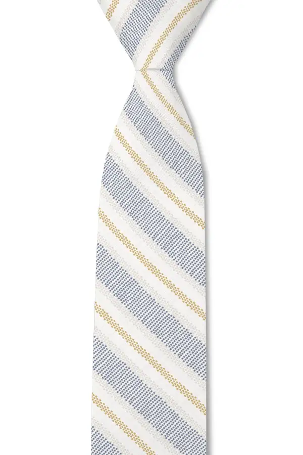 Textured Stripe Pattern Necktie
