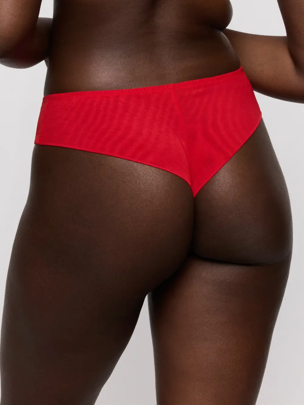 Women's High Cut Elastic Waistband Cotton Gusset Cotton Lightweight Soft Fabric Stretch Fit Tanga Panty