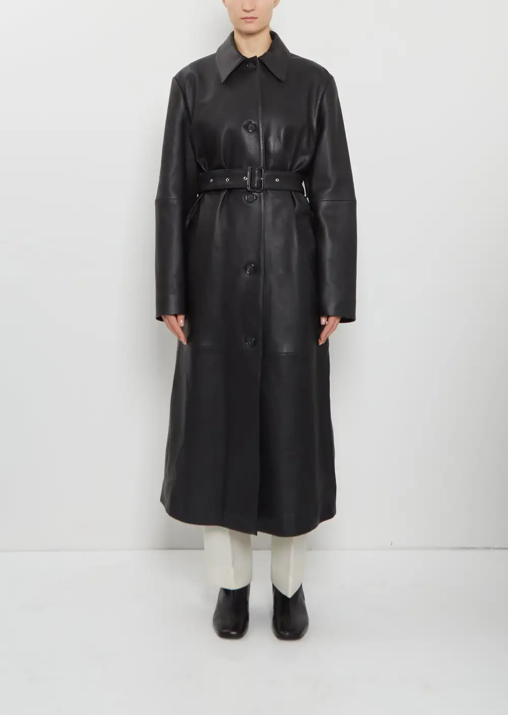 Women's Belted Single Breasted Coat
