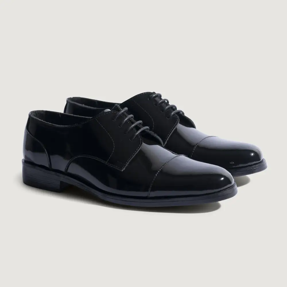 Black Patent Leather Loafers