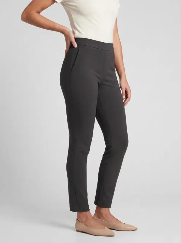 Daily-Comfort Mid-Rise Women's Stretch Mid-Rise Pants