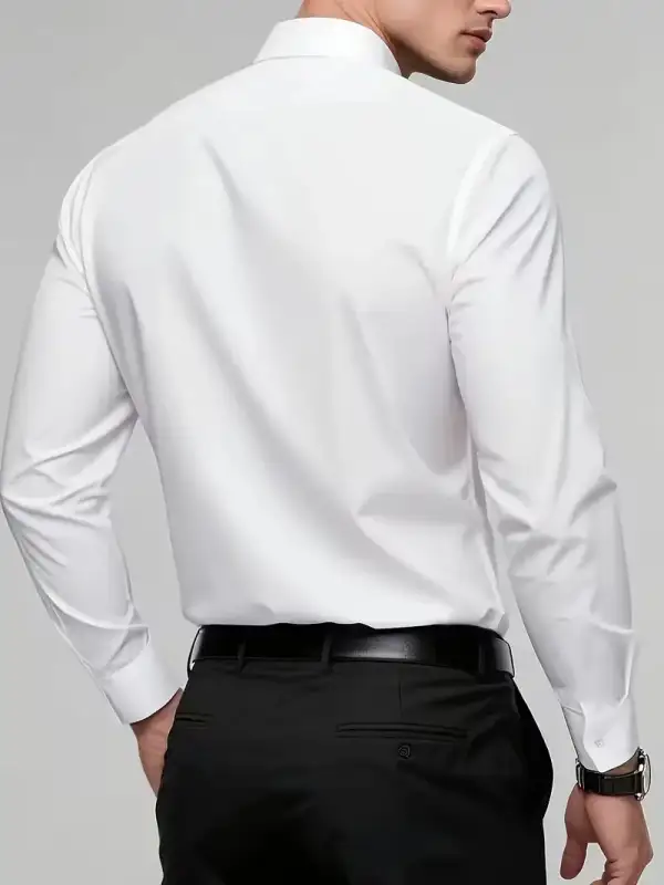 Slim Fit Button Detail Casual Shirt