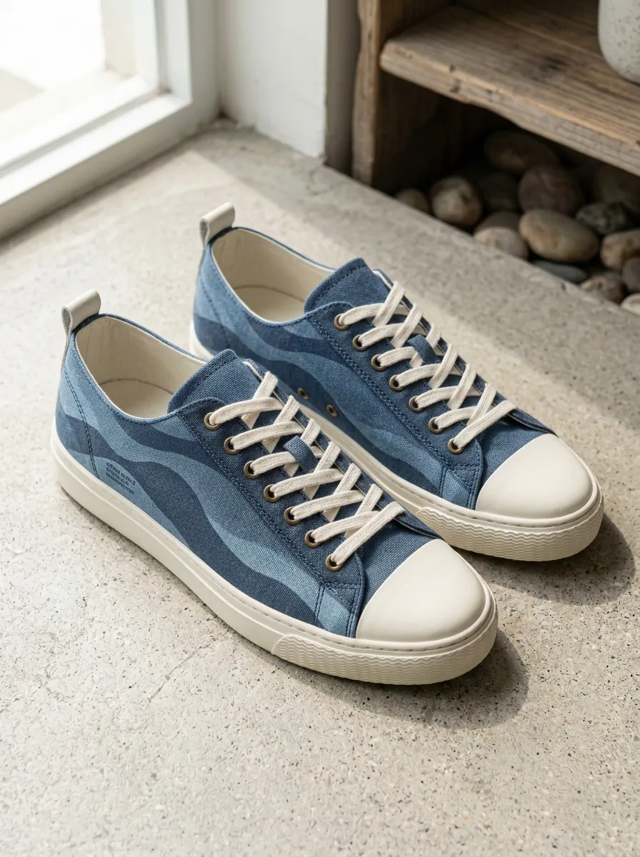 Wave Canvas Sneakers