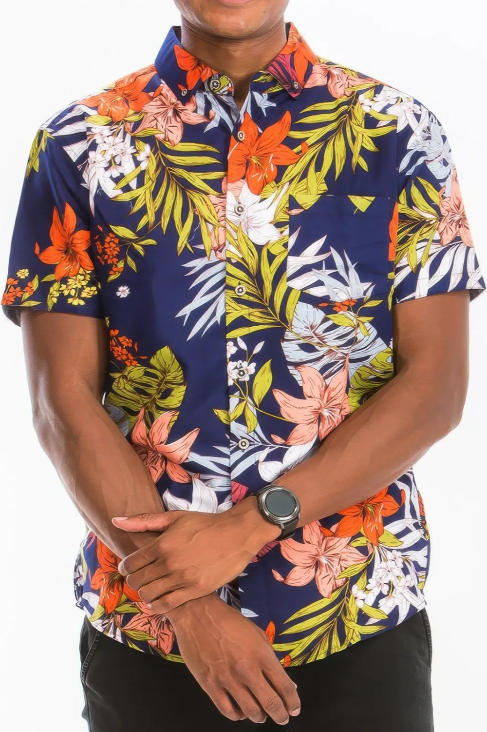 Everyday Print Button-Down Shirt