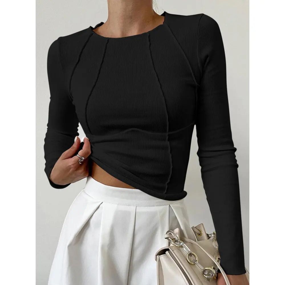 Relaxed Ribbed Top