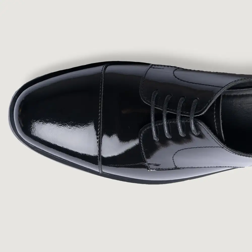Black Patent Leather Loafers
