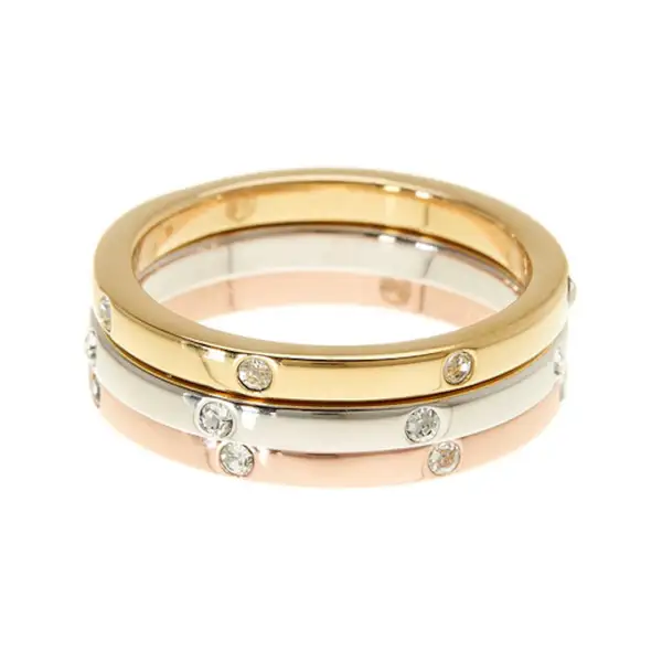 Classic Crystal Stacking Eternity Fashion Ring