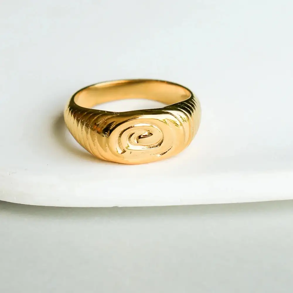 Domed Signet Ring