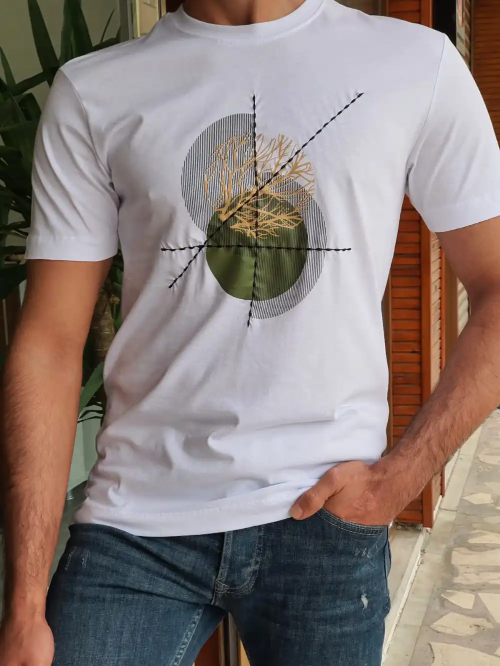 Refined Crew Neck Slim Fit Cotton T-Shirt