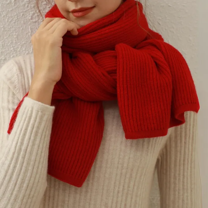 Cozy Cashmere Blend Thread Wrap