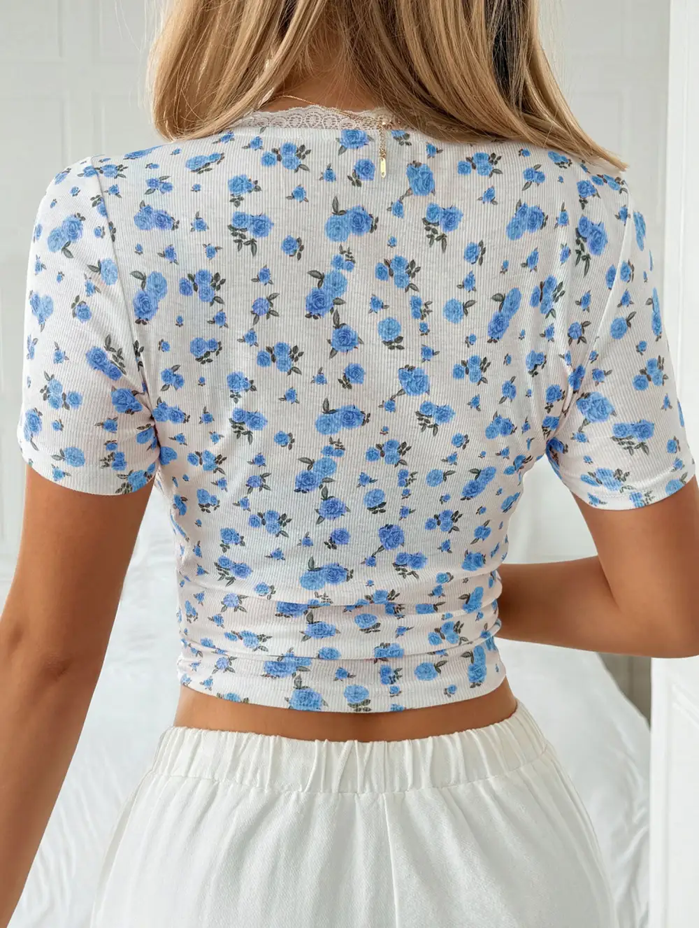 Printed Floral Top