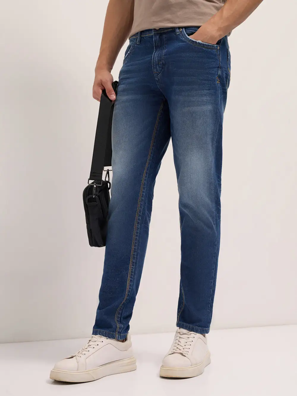 Minimal Stretch Pocket Cotton Jeans