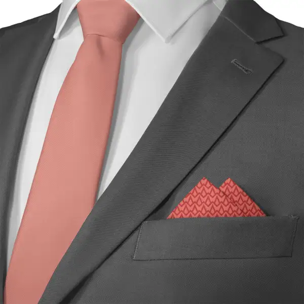 Formal Balanced Geometric Pocket Square
