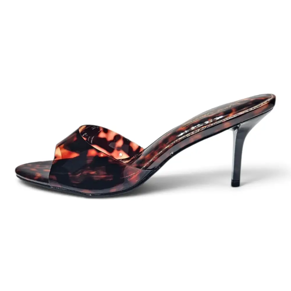 Paris One Band Open Toe Mule Heels
