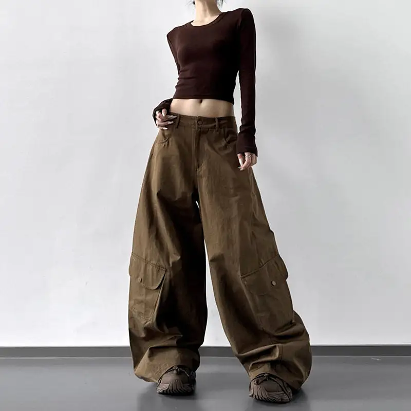 Women's Wide Leg Cargo Pants