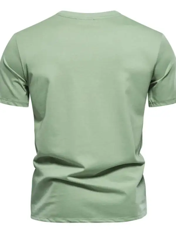 Embroidered Crew Neck Tee