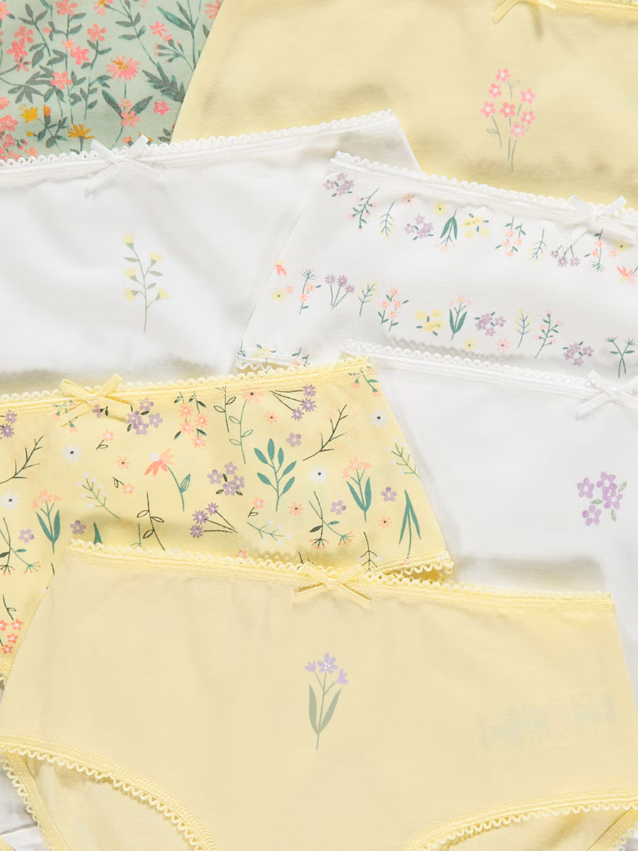 Pastel Floral Briefs 10 Pack detail 1