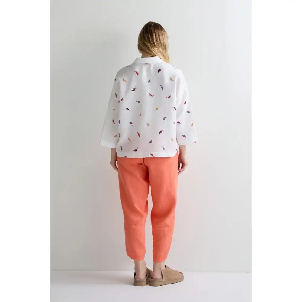 Button-Up Oversized Boxy Women's Shirt