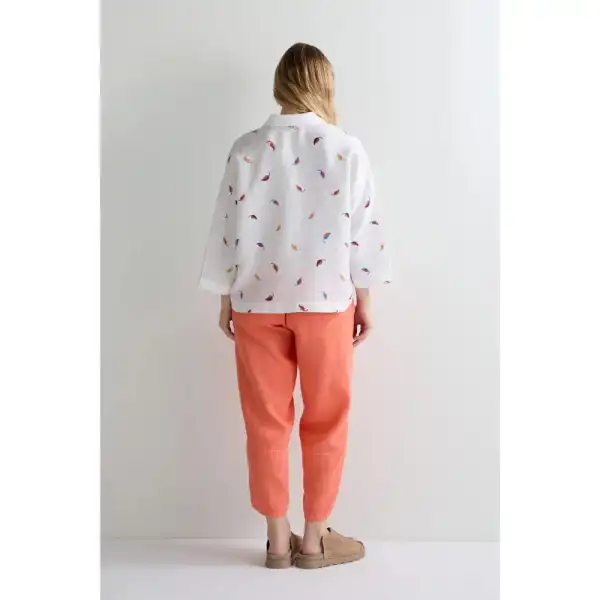 Button-Up Oversized Boxy Women's Shirt