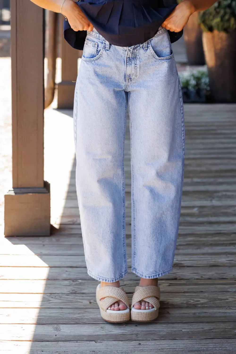 Barrel Relaxed Jeans