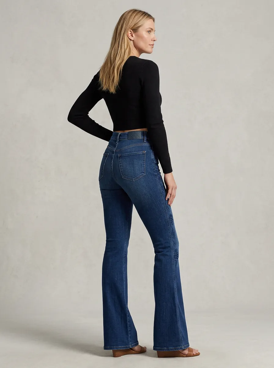 Women's High Waist Casual Denim Jeans