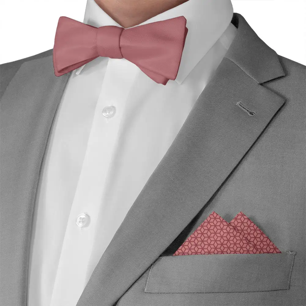 Elegant Tailored Geometric Pocket Square