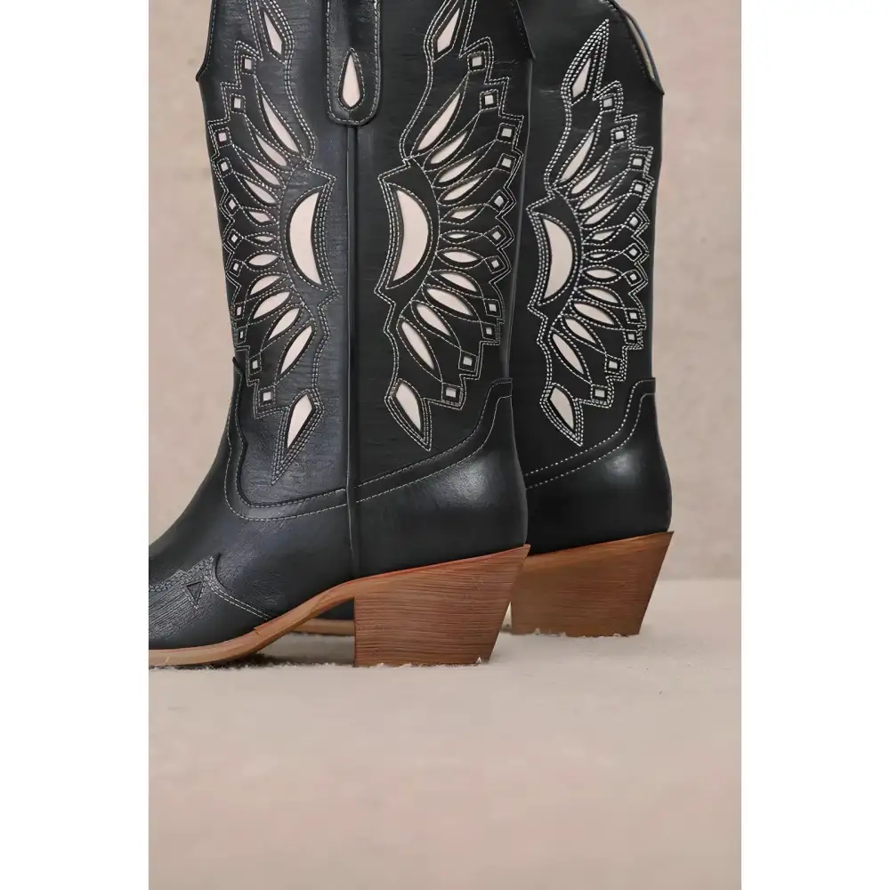 Britany Cut Out Western Boot