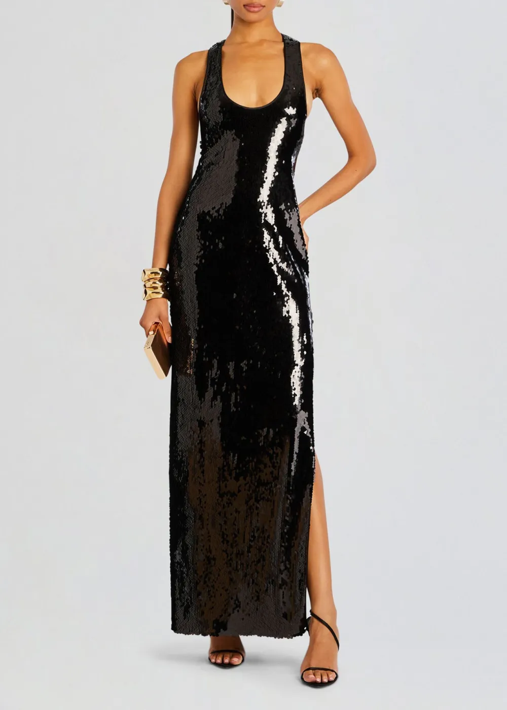 Sequin Tank Maxi Dress