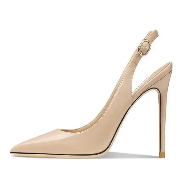 Elegant Pointed Toe Stiletto Slingback Pumps