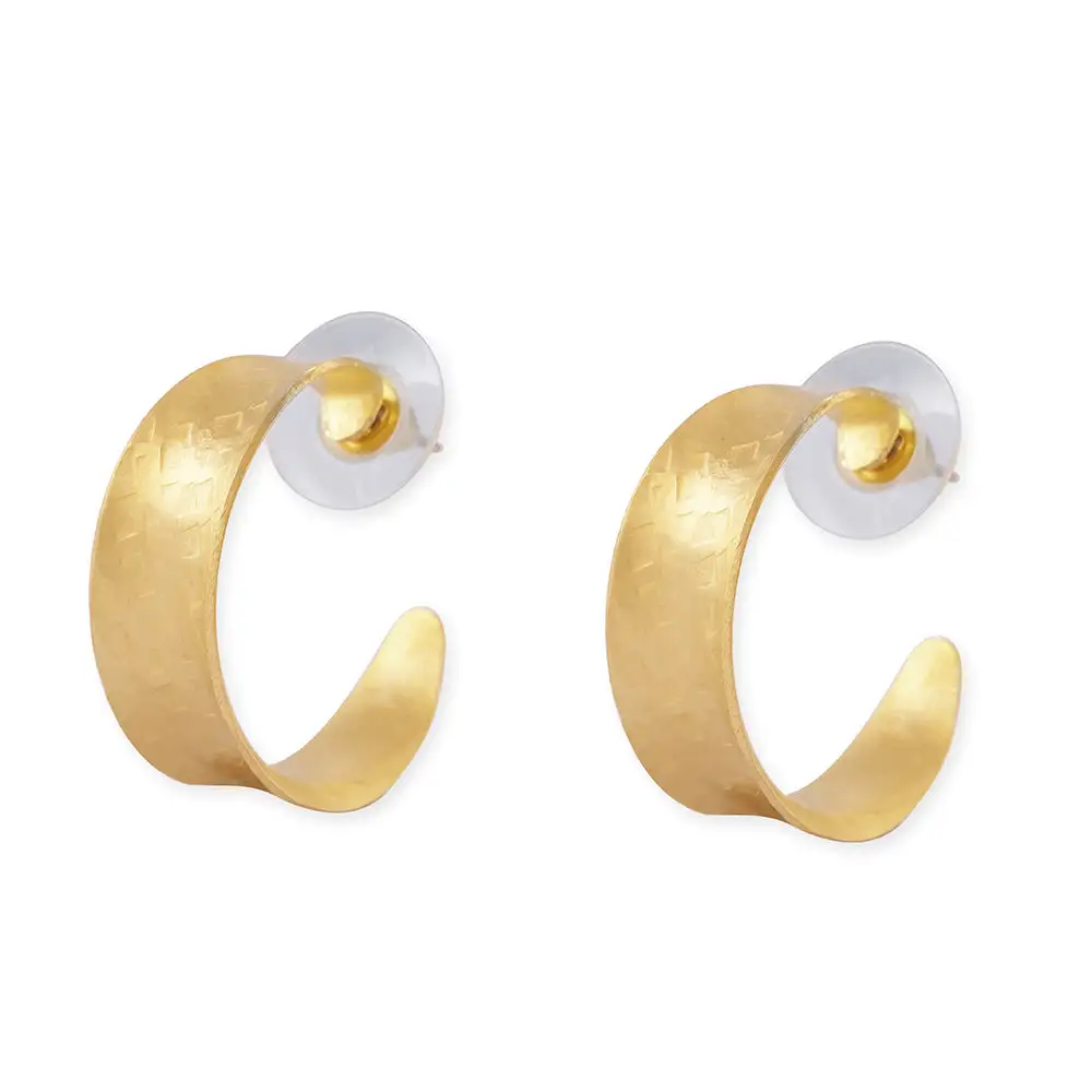 Statement Flowing Artful Hoop Earrings