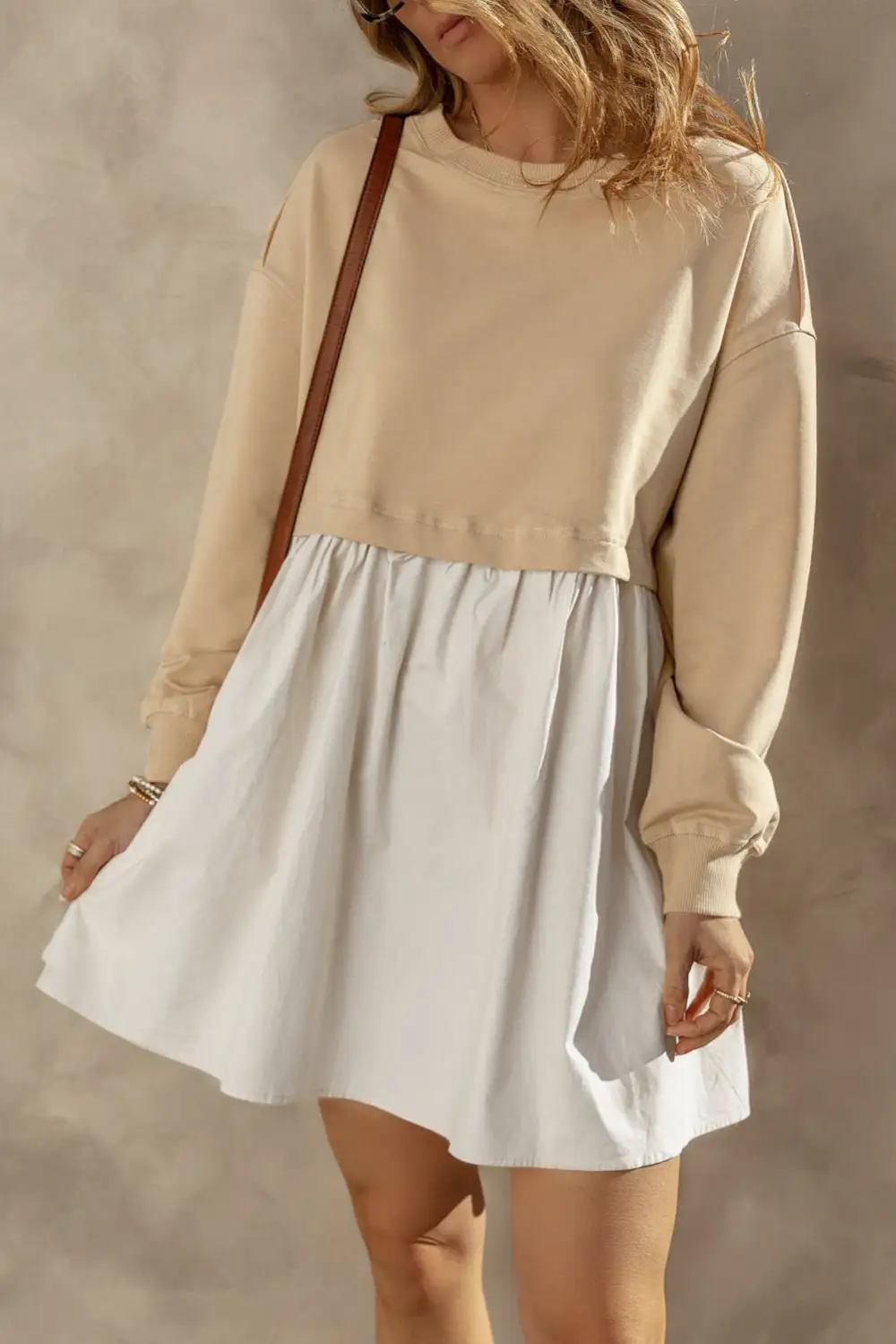 Classic Long Sleeve Mini Dress