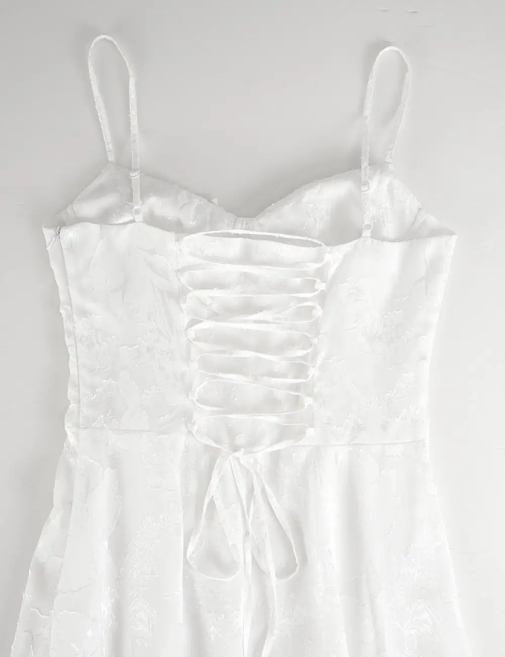 Elegant Corset Seamed Fitted Bodice Midi Dress