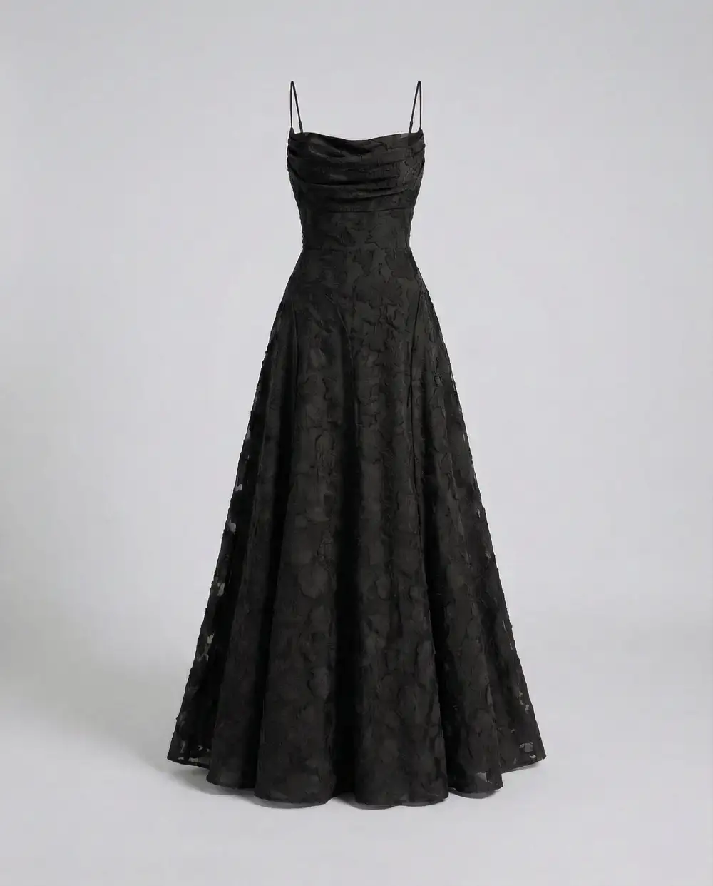 Women's A-Line Spaghetti-Strap Floral Bridal Dress