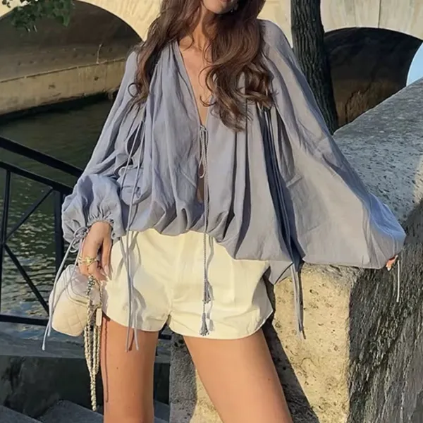 Leather Beaded Scarf