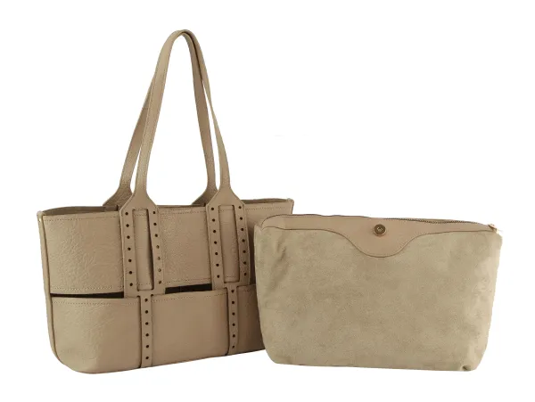 Woven Pouch Set Tote Bag