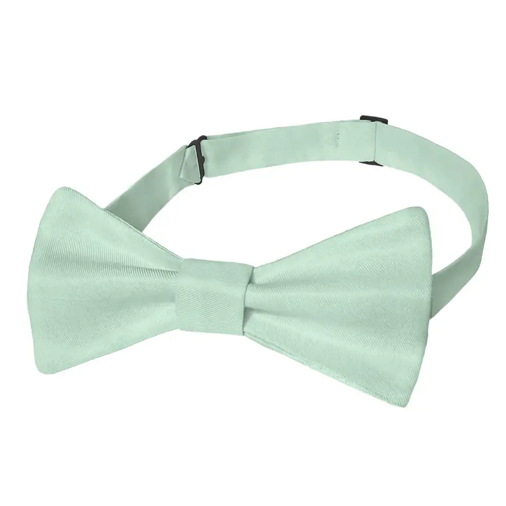 Smart Solid Pattern Bow Tie