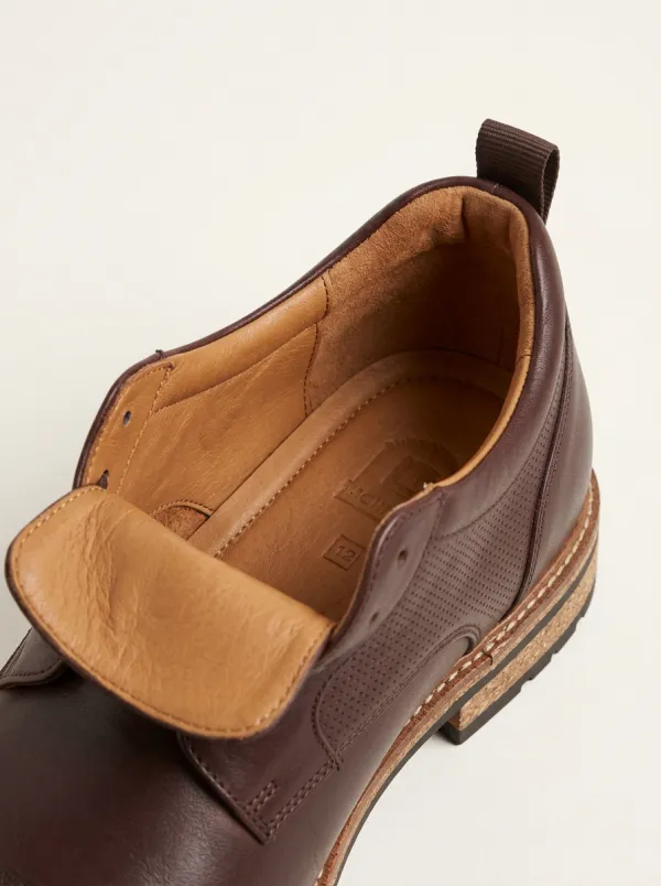 Men's Cap-Toe Perforated Oxford Dress Shoes