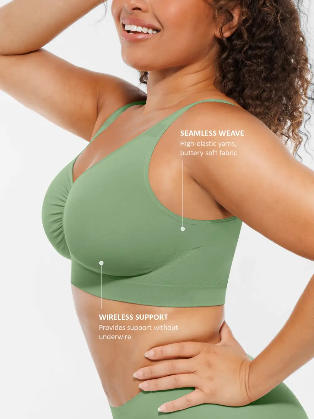 Seamless Full Coverage Support Bra